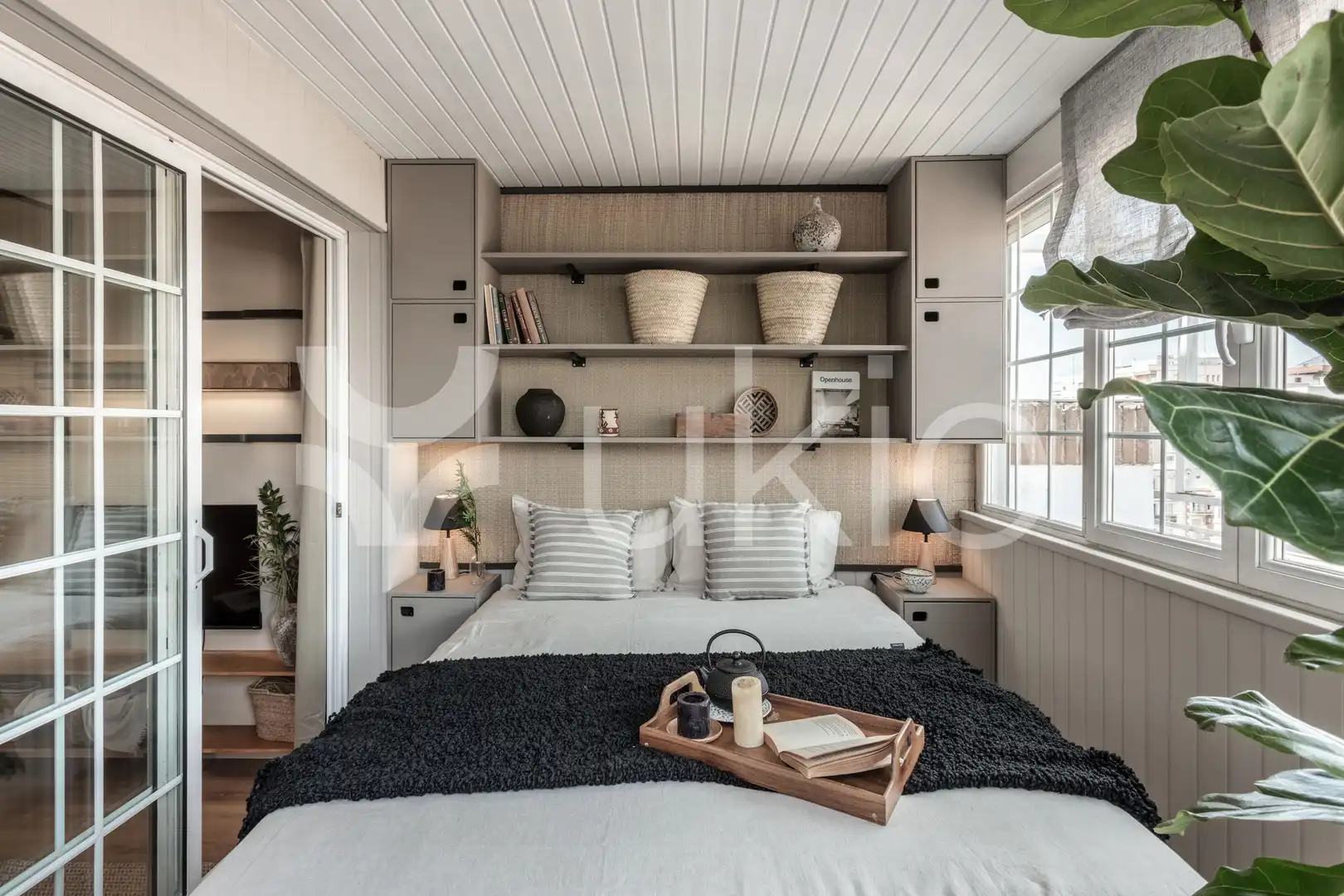 Bedroom of Apartments for rent in Madrid  with Air Conditioner, Terrace and Furnished