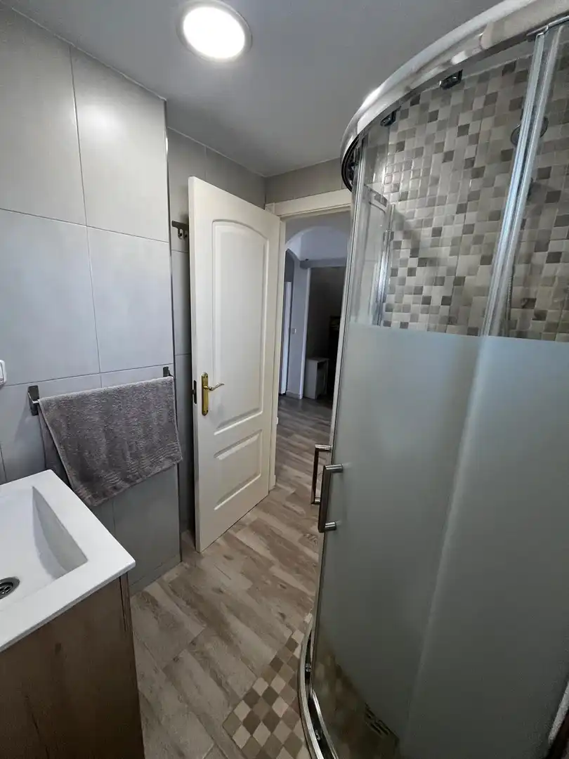 Bathroom of Flat for sale in La Manga del Mar Menor  with Air Conditioner, Private garden and Furnished