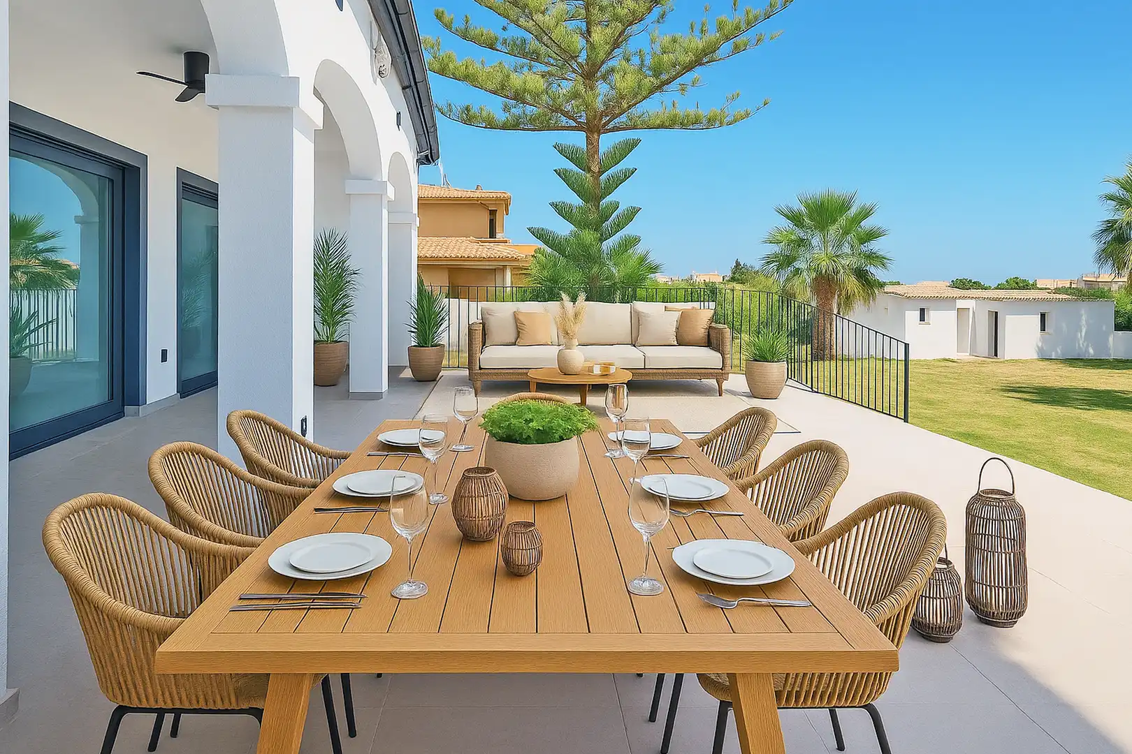 Terrasse von Haus oder Chalet zum Verkauf in Mijas mit Heizung, Privatgarten und Terrasse