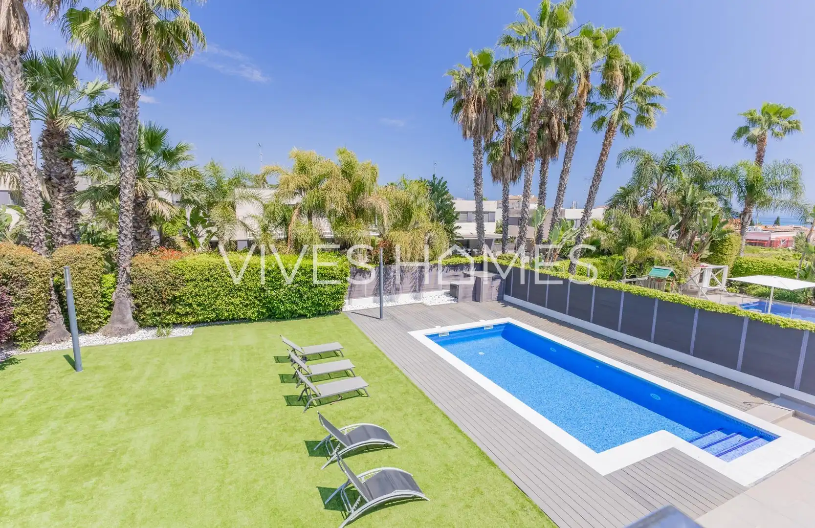 Piscina de Casa o chalet en venta en Sant Andreu de Llavaneres con Aire acondicionado, Calefacción y Jardín privado
