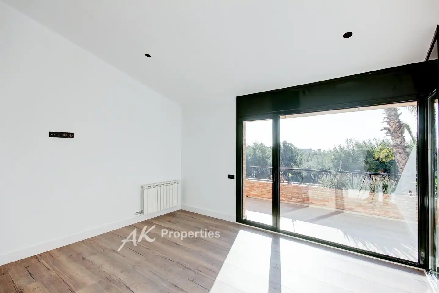 Schlafzimmer von Haus oder Chalet zur Miete in Castelldefels mit Klimaanlage, Privatgarten und Terrasse