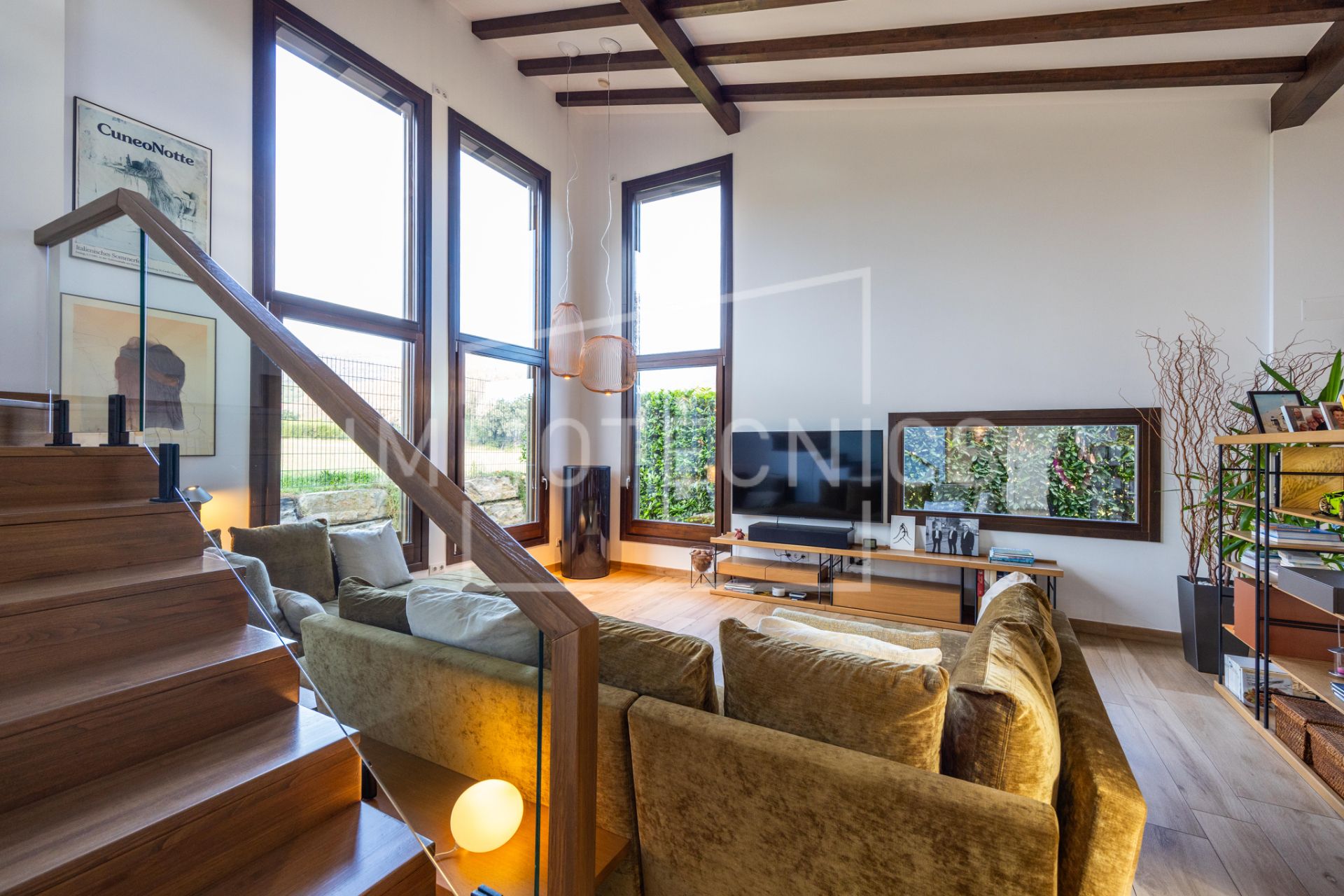 Sala de estar de Casa o chalet en venta en Sant Esteve de Palautordera con Aire acondicionado, Calefacción y Jardín privado