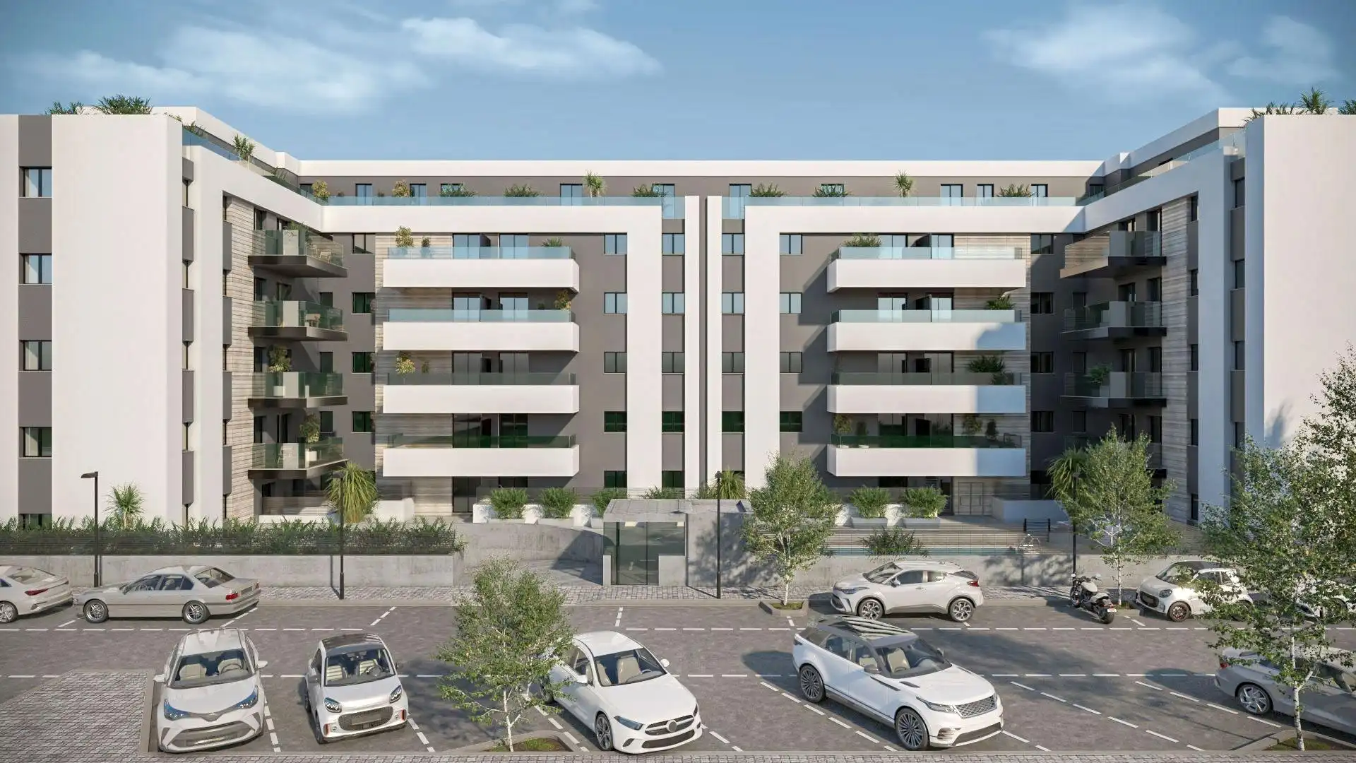 Vista exterior de Apartamento en venta en Mijas con Aire acondicionado, Calefacción y Jardín privado