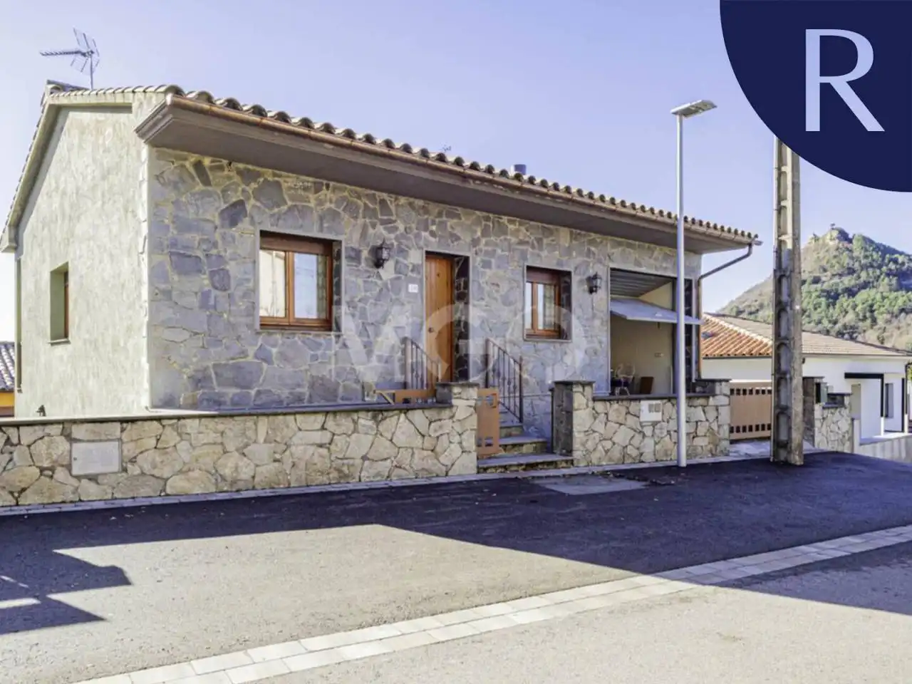 Vista exterior de Casa o chalet en venta en Santa Maria de Besora con Calefacción, Jardín privado y Terraza