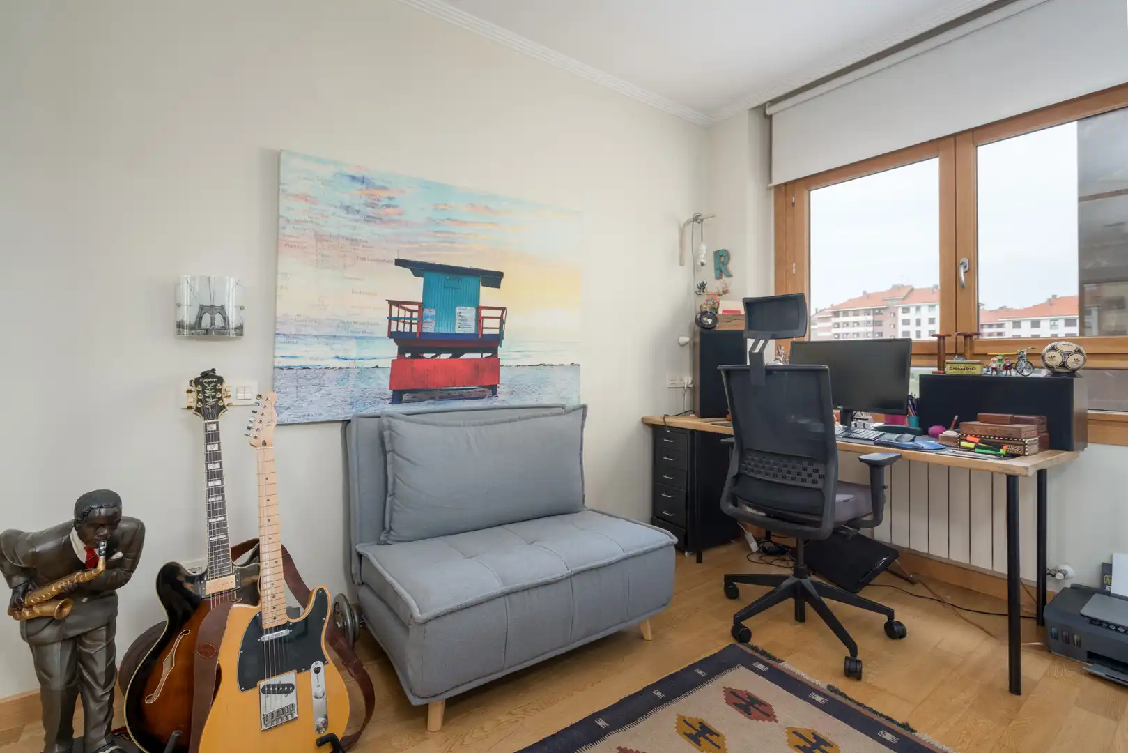 Schlafzimmer von Wohnung zum Verkauf in Gijón  mit Heizung und Parkett