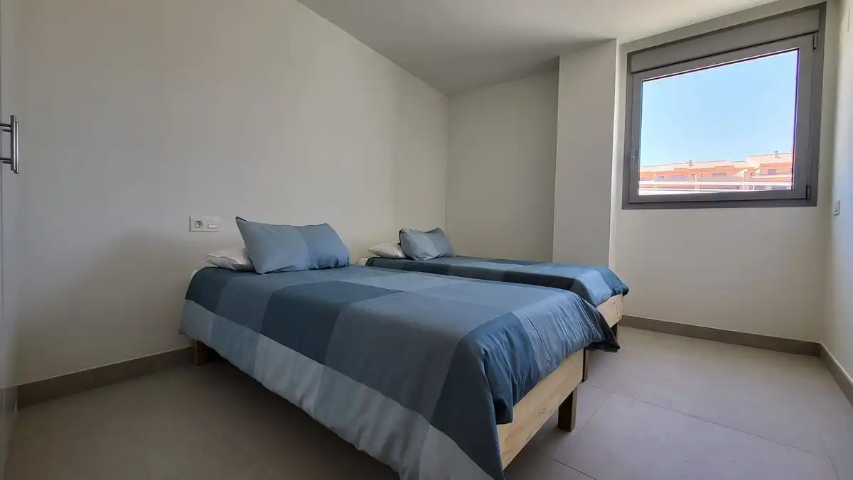 Schlafzimmer von Wohnungen zur Miete in Mijas mit Klimaanlage, Terrasse und Abstellraum