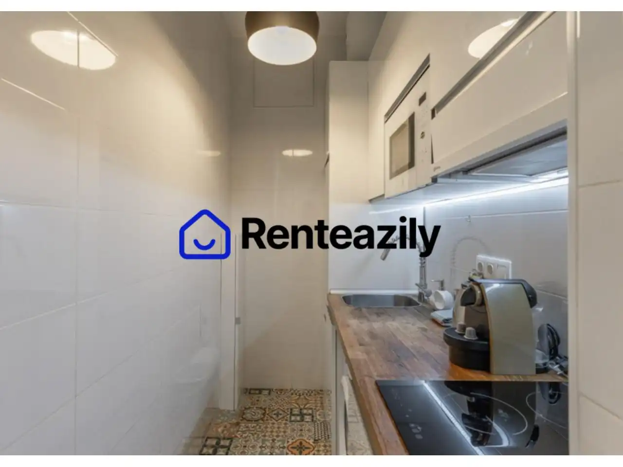 Cuina de Apartament de lloguer en Madrid amb Aire condicionat, Calefacció i Parquet