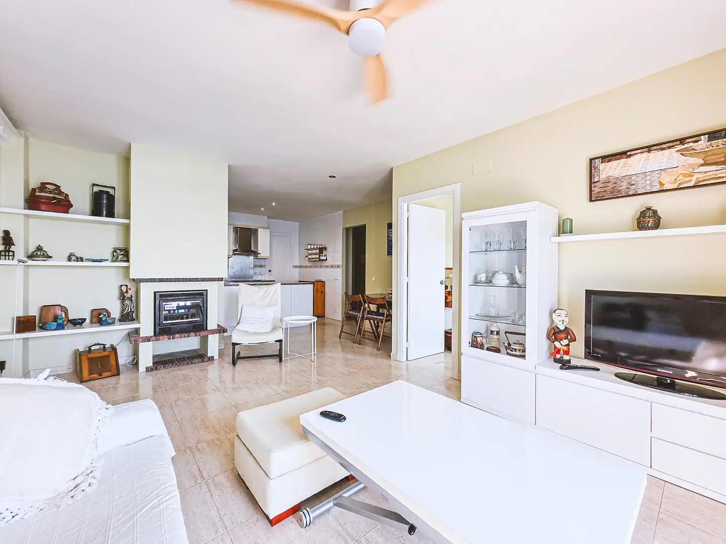 Living room of Flat for rent in Sant Pol de Mar  with Furnished, Oven and Washing machine