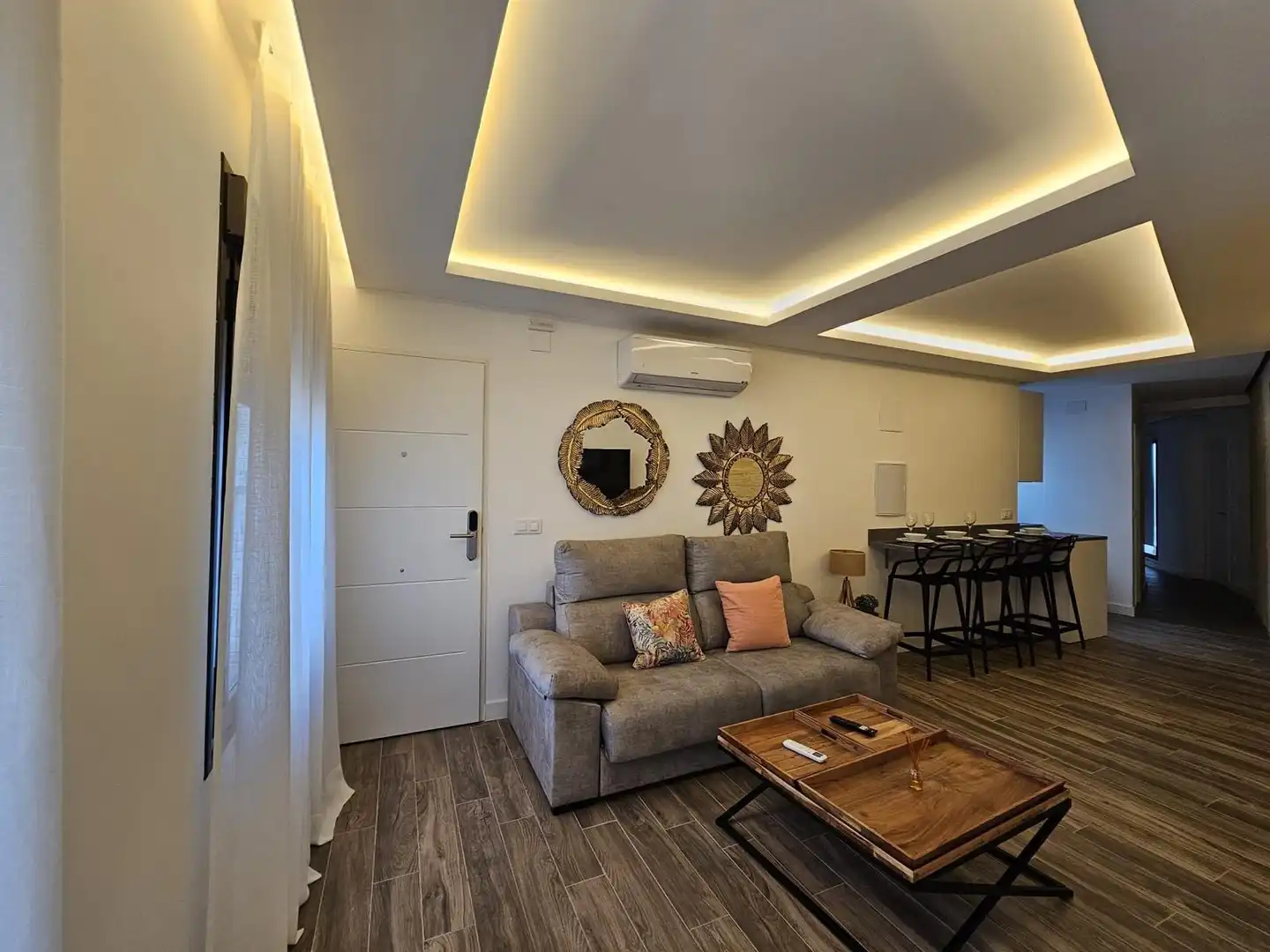 Wohnzimmer von Wohnung zur Miete in Córdoba mit Klimaanlage, Heizung und Terrasse