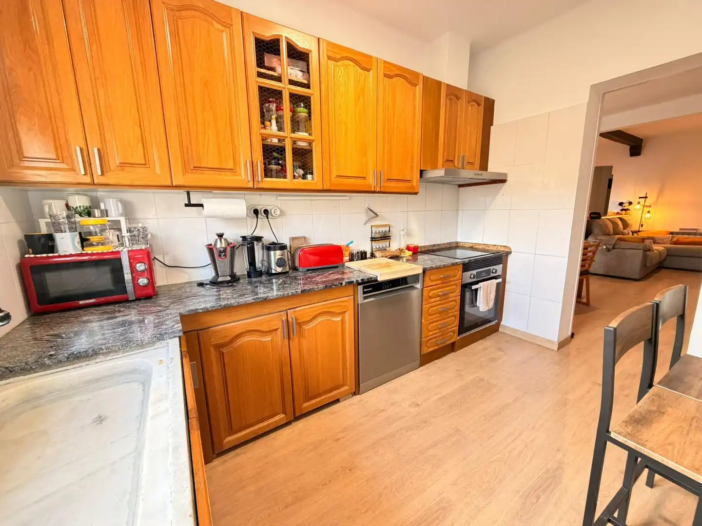Kitchen of Flat for sale in Granollers  with Air Conditioner, Heating and Parquet flooring