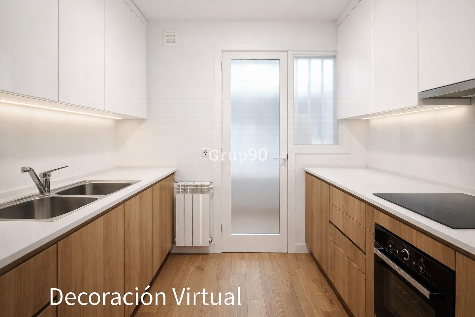 Kitchen of Flat for sale in  Lleida Capital  with Heating, Terrace and Balcony
