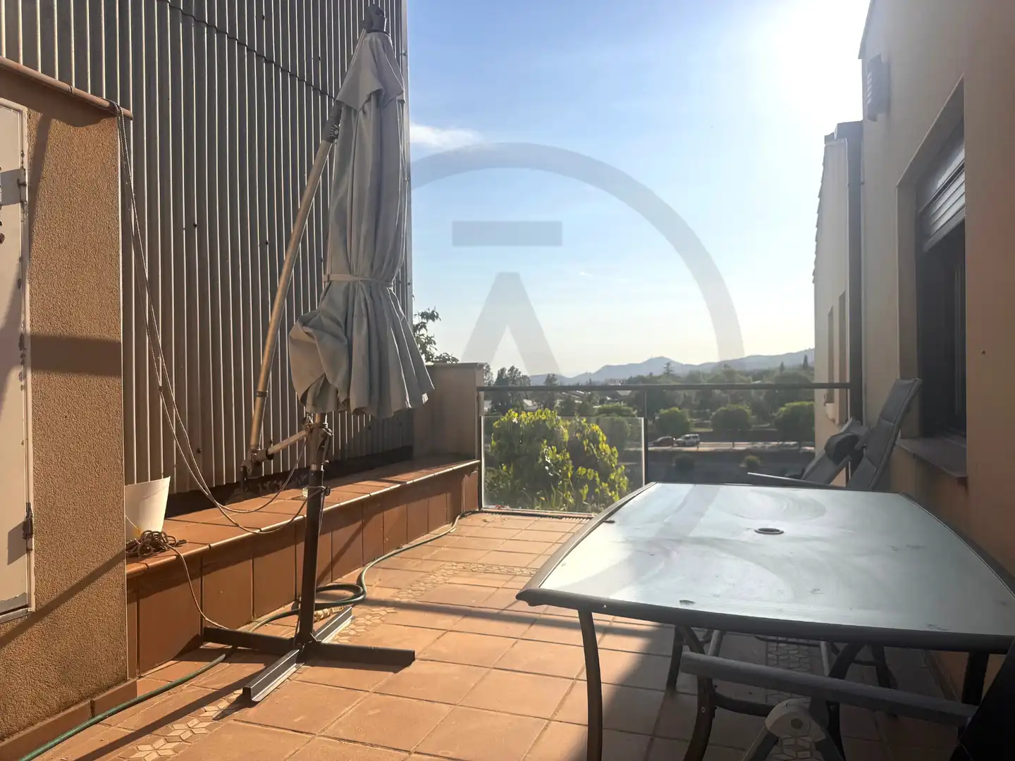 Terrasse von Wohnung zum Verkauf in Matadepera mit Heizung, Parkett und Terrasse