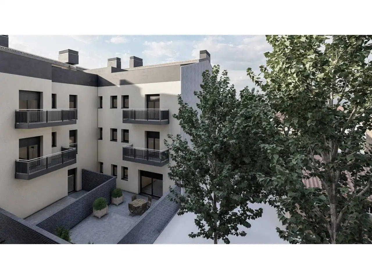 Vista exterior de Piso en venta en Sant Julià de Vilatorta con Calefacción y Terraza