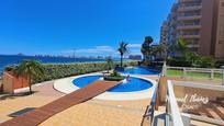 Schwimmbecken von Wohnung zum verkauf in La Manga del Mar Menor mit Klimaanlage und Terrasse