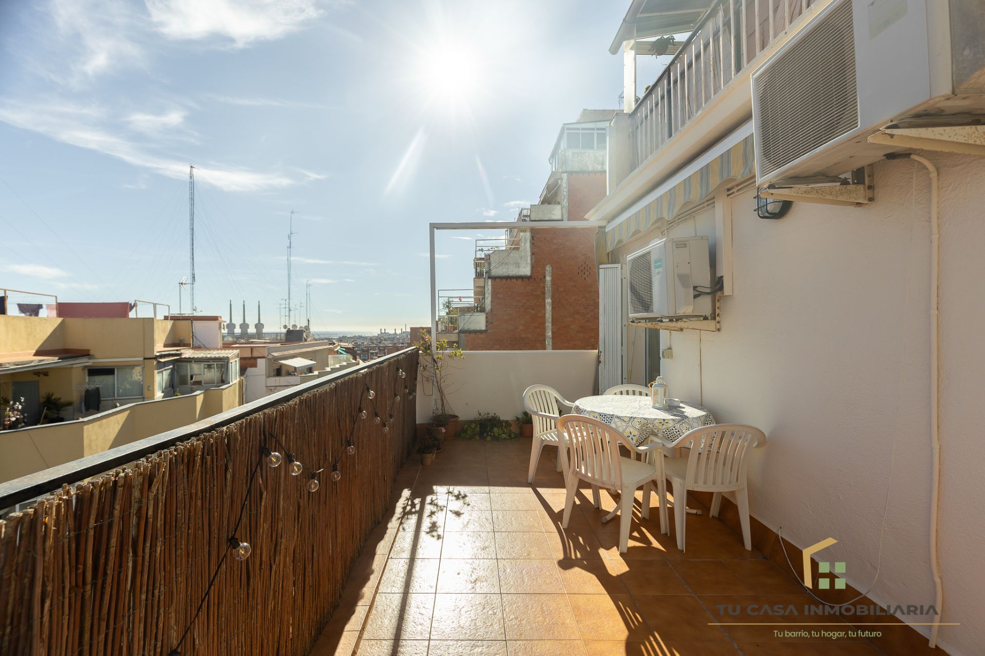 Terrace of Flat for sale in Badalona  with Air Conditioner, Heating and Terrace