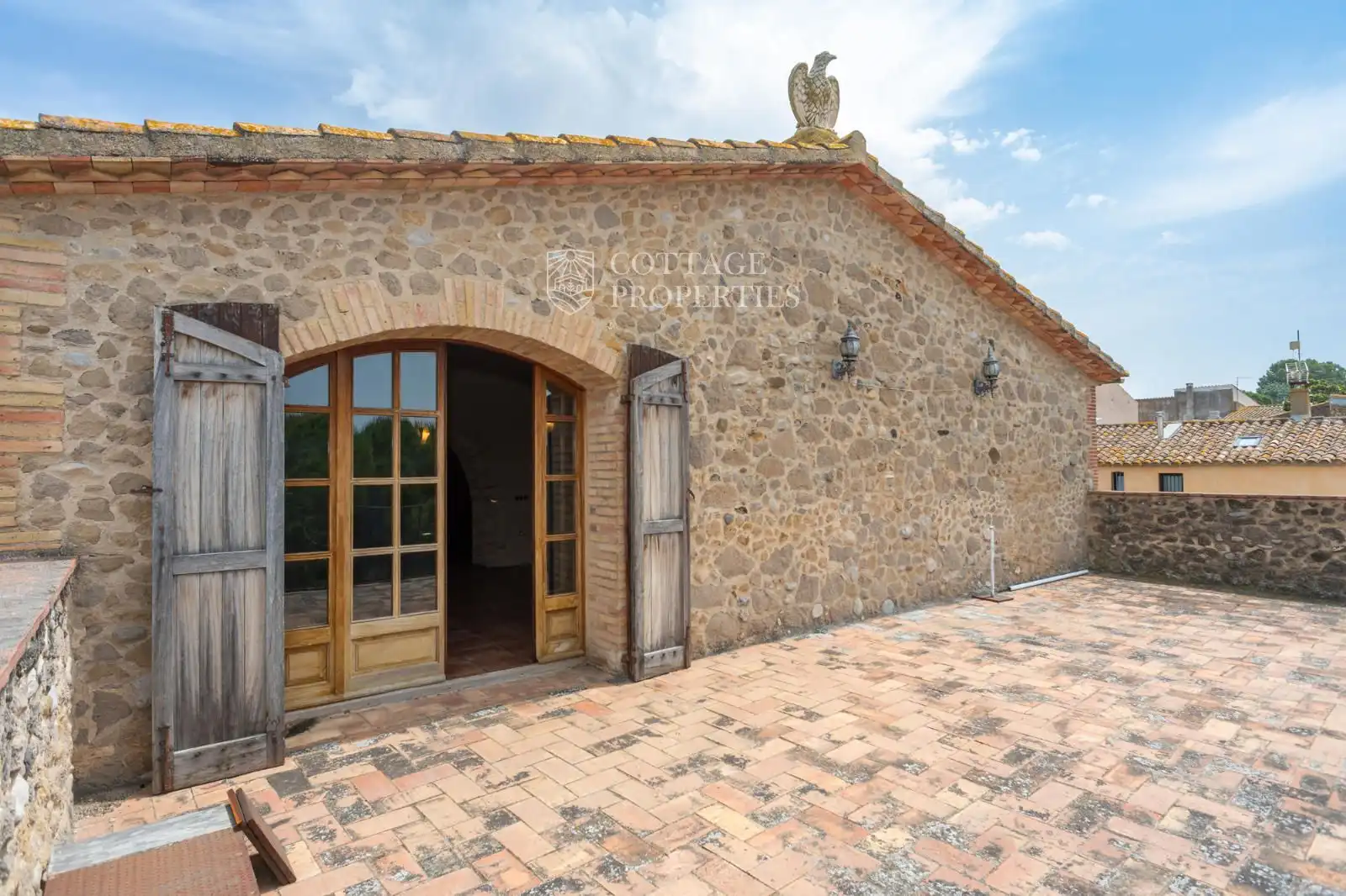 Vista exterior de Finca rústica en venta en Garrigàs