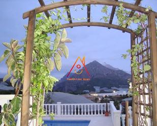 Terrace of House or chalet to rent in Polop  with Terrace, Swimming Pool and Furnished