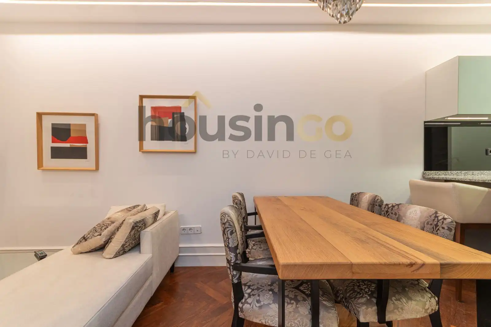 Esszimmer von Wohnung zur Miete in Madrid mit Heizung und Möbliert