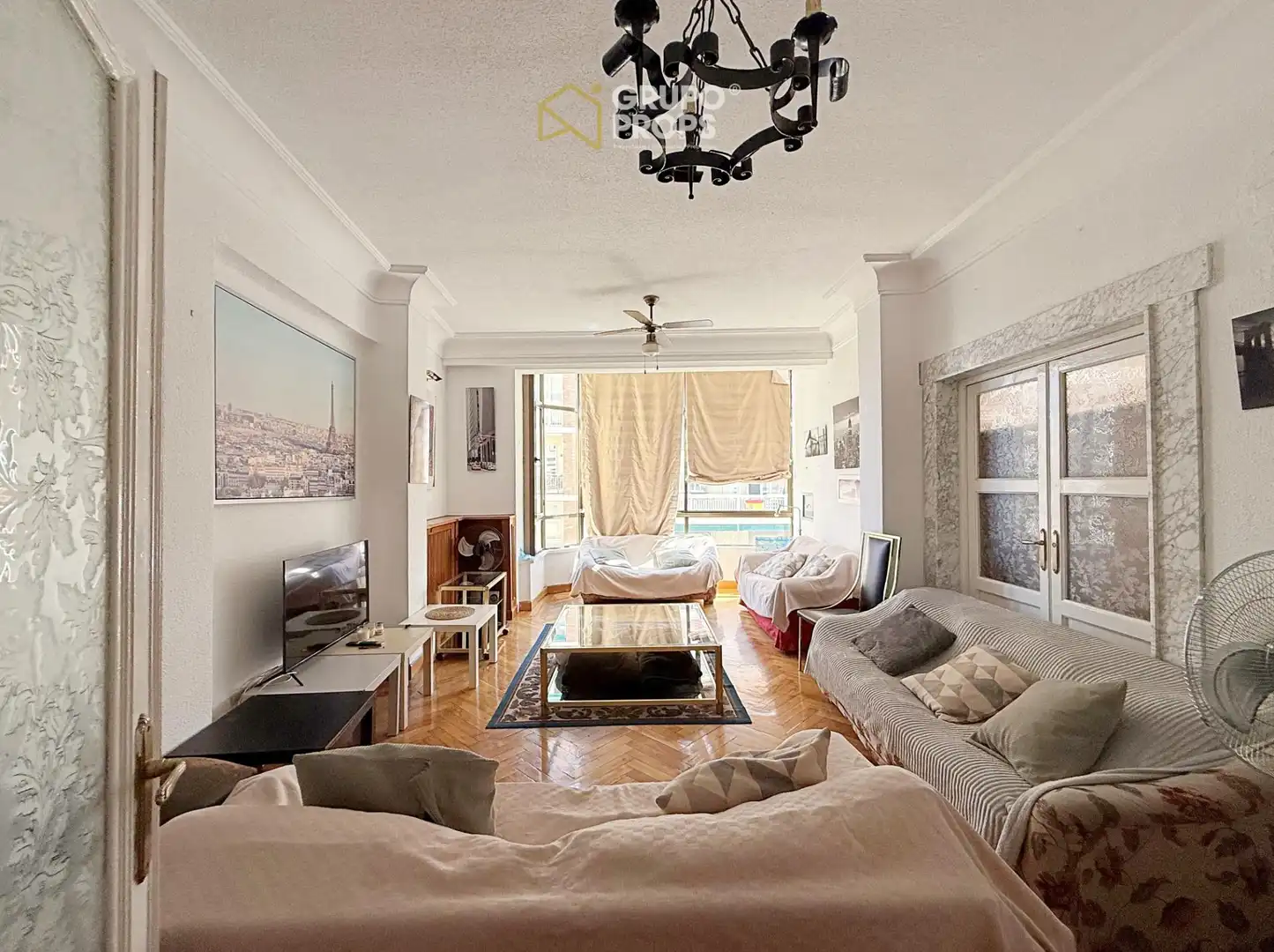 Living room of Flat for rent in Chamberí