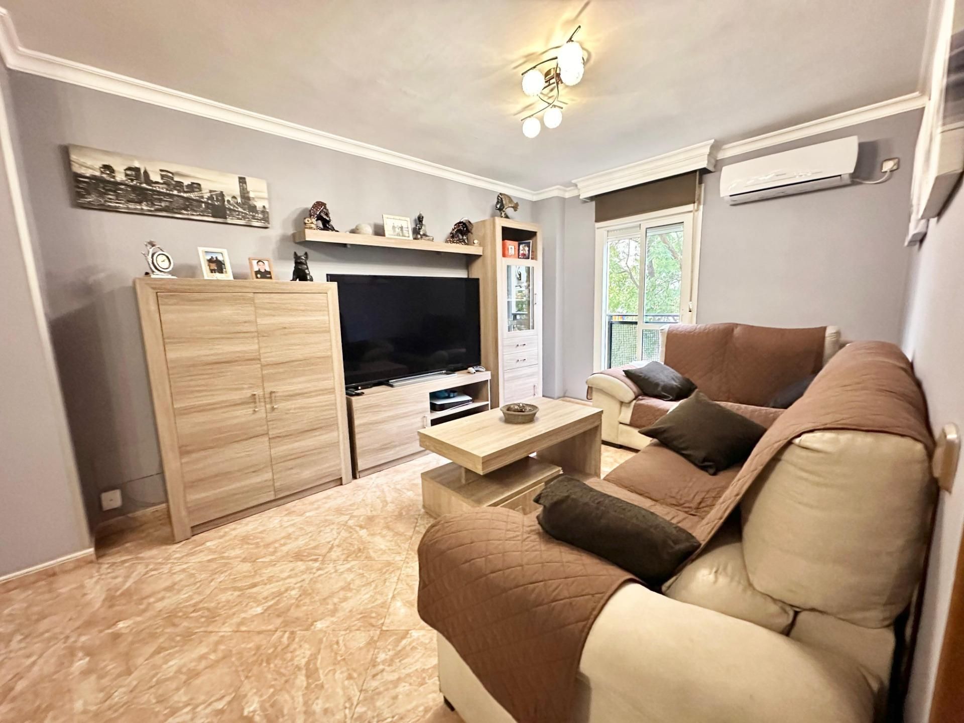 Sala d'estar de Pis en venda en Málaga Capital