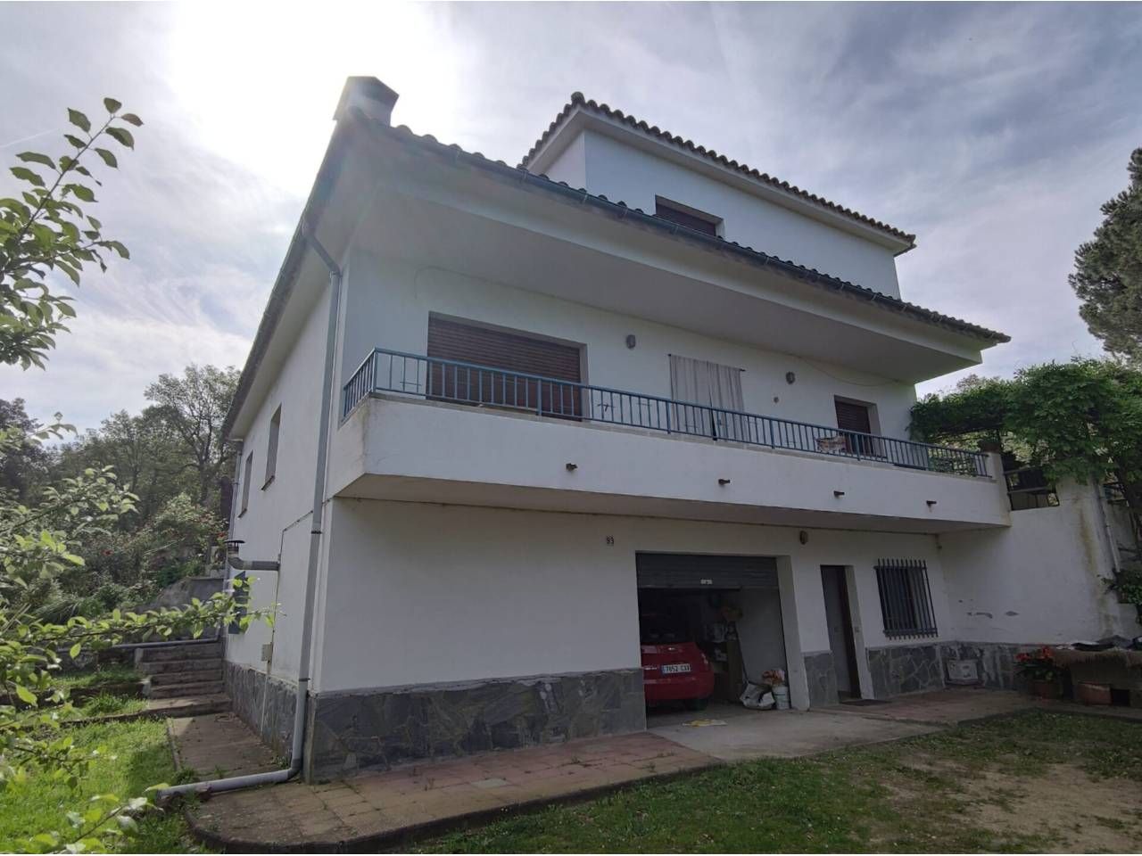 Exterior view of Country house for sale in Cassà de la Selva  with Heating and Private garden