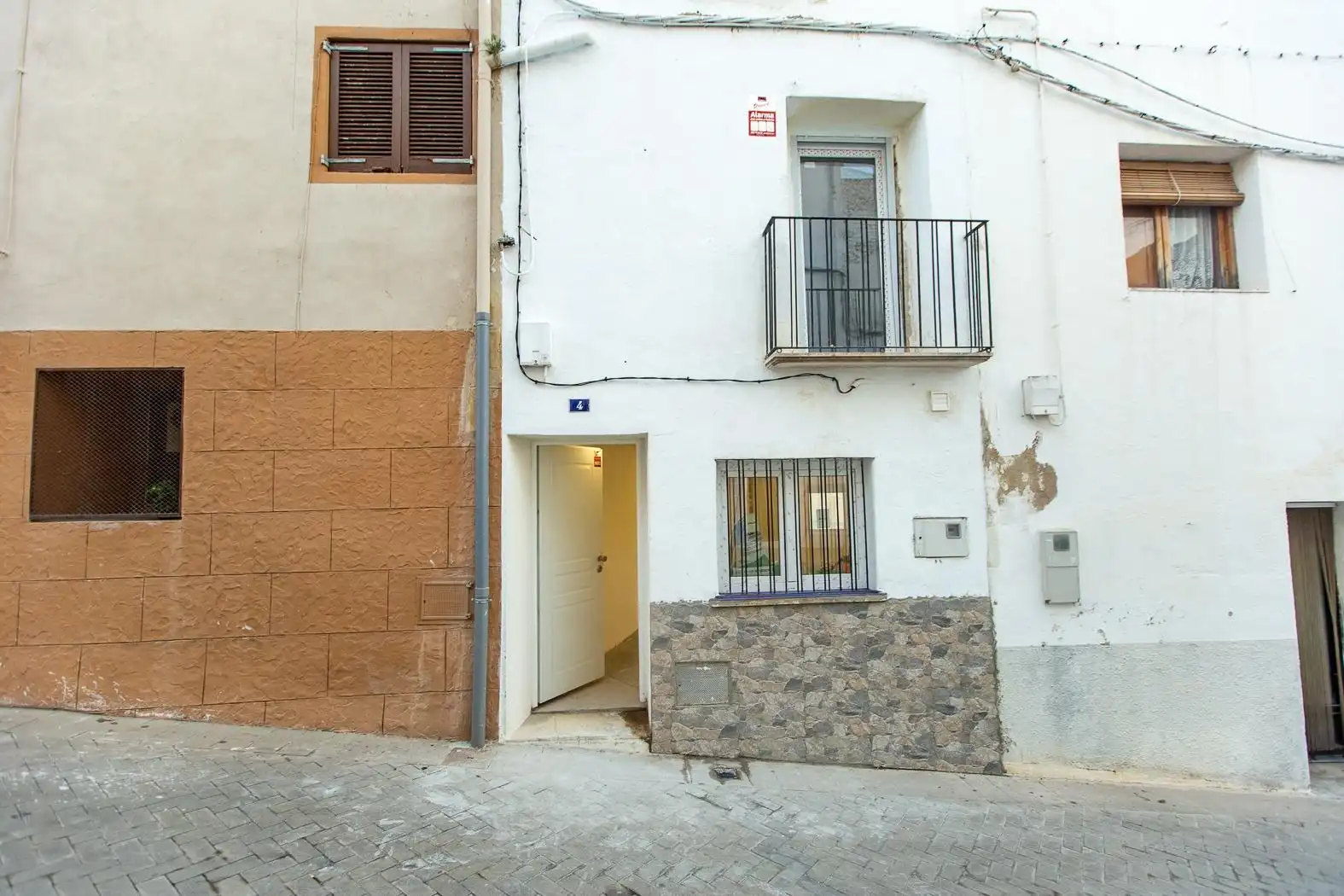 Vista exterior de Casa o chalet de alquiler en Alcanar con Parquet y Terraza