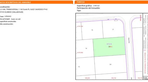 Photo 2 of Industrial land for sale in Lugar Vial Transversal 1, 143, Olmedo, Valladolid