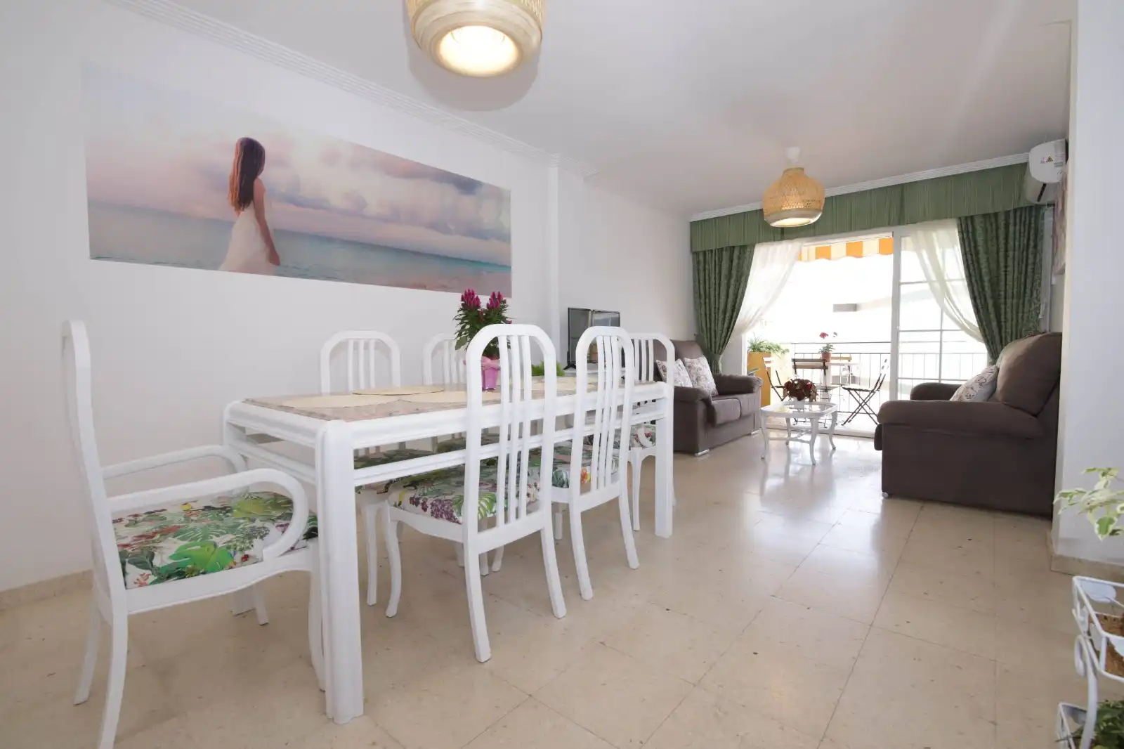 Dining room of Flat for sale in Rincón de la Victoria  with Furnished