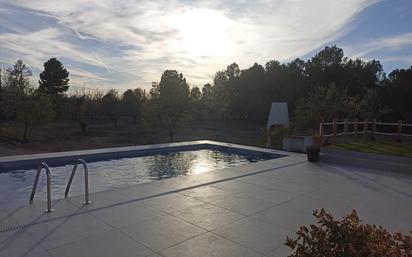 Swimming pool of Country house for sale in  Albacete Capital  with Air Conditioner and Swimming Pool