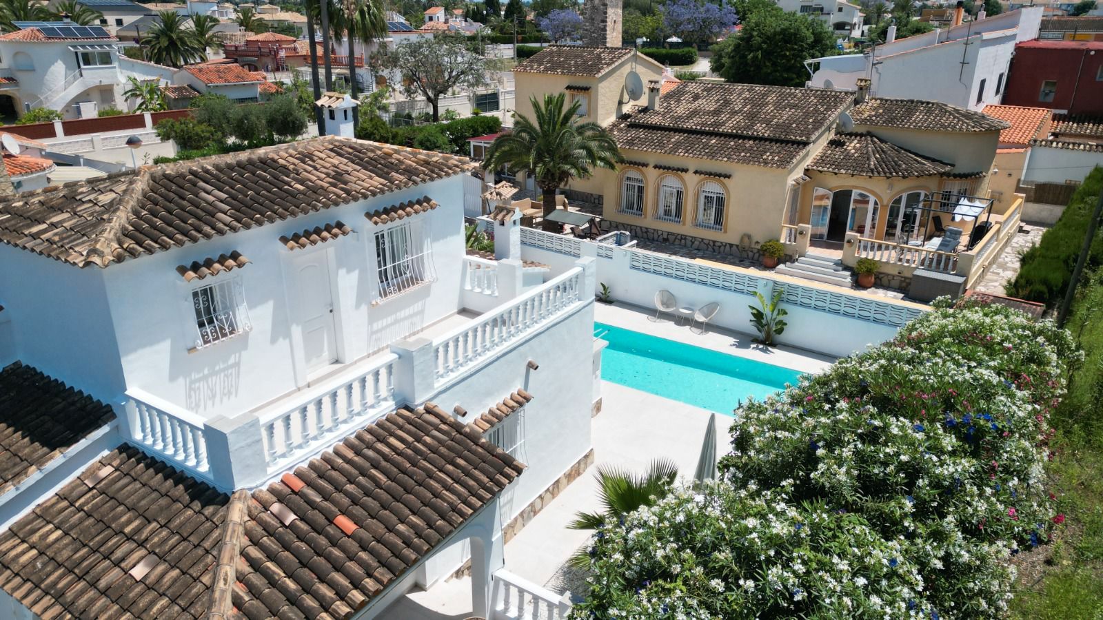 Exterior view of House or chalet for sale in Els Poblets  with Air Conditioner, Heating and Private garden