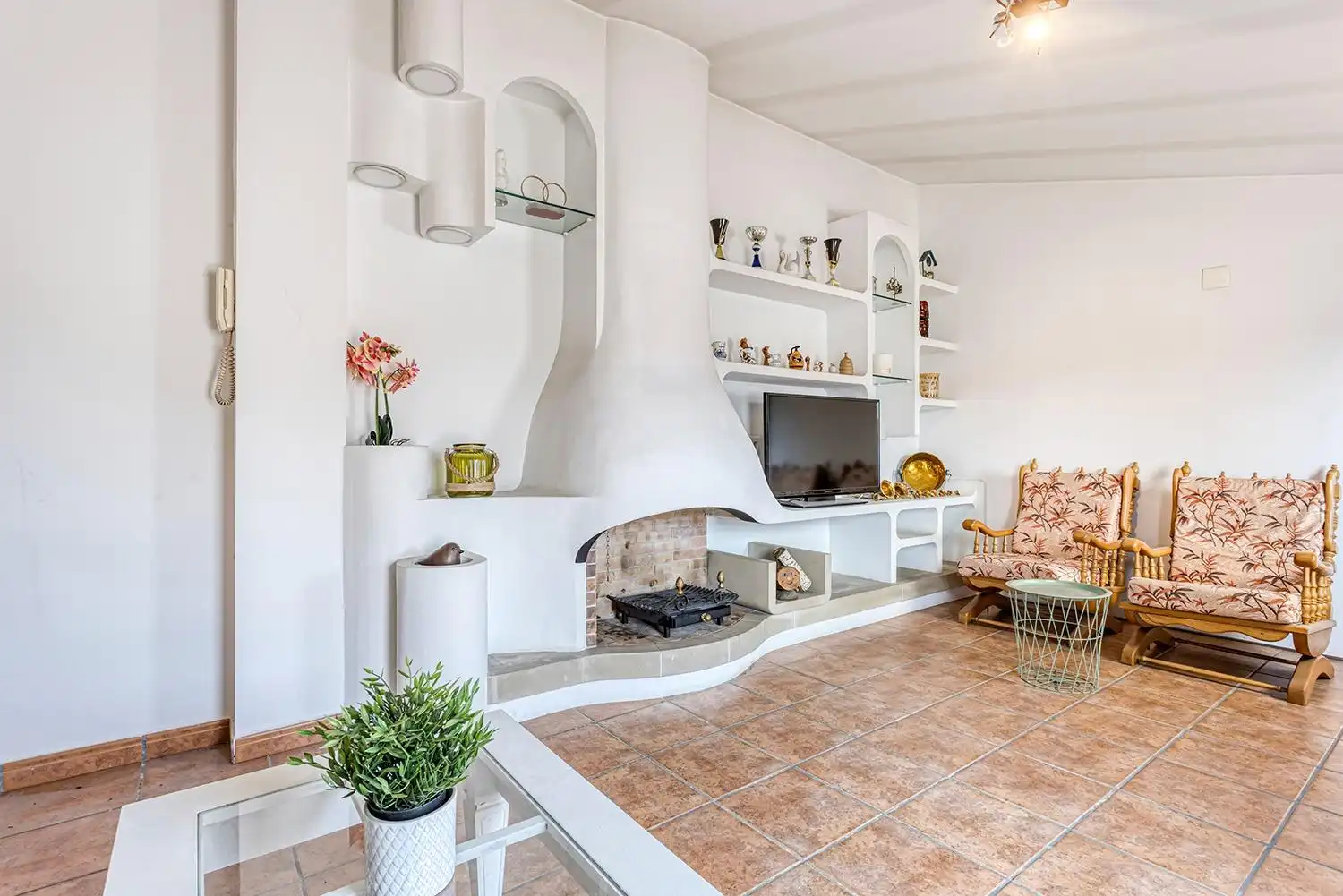 Sala de estar de Dúplex en venta en Vilanova del Camí con Aire acondicionado, Calefacción y Terraza