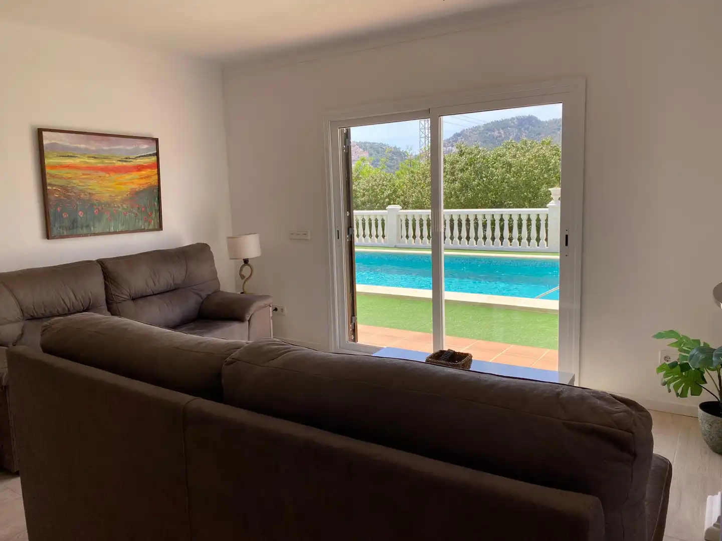Sala d'estar de Casa o xalet de lloguer en Andratx amb Calefacció, Traster i Piscina