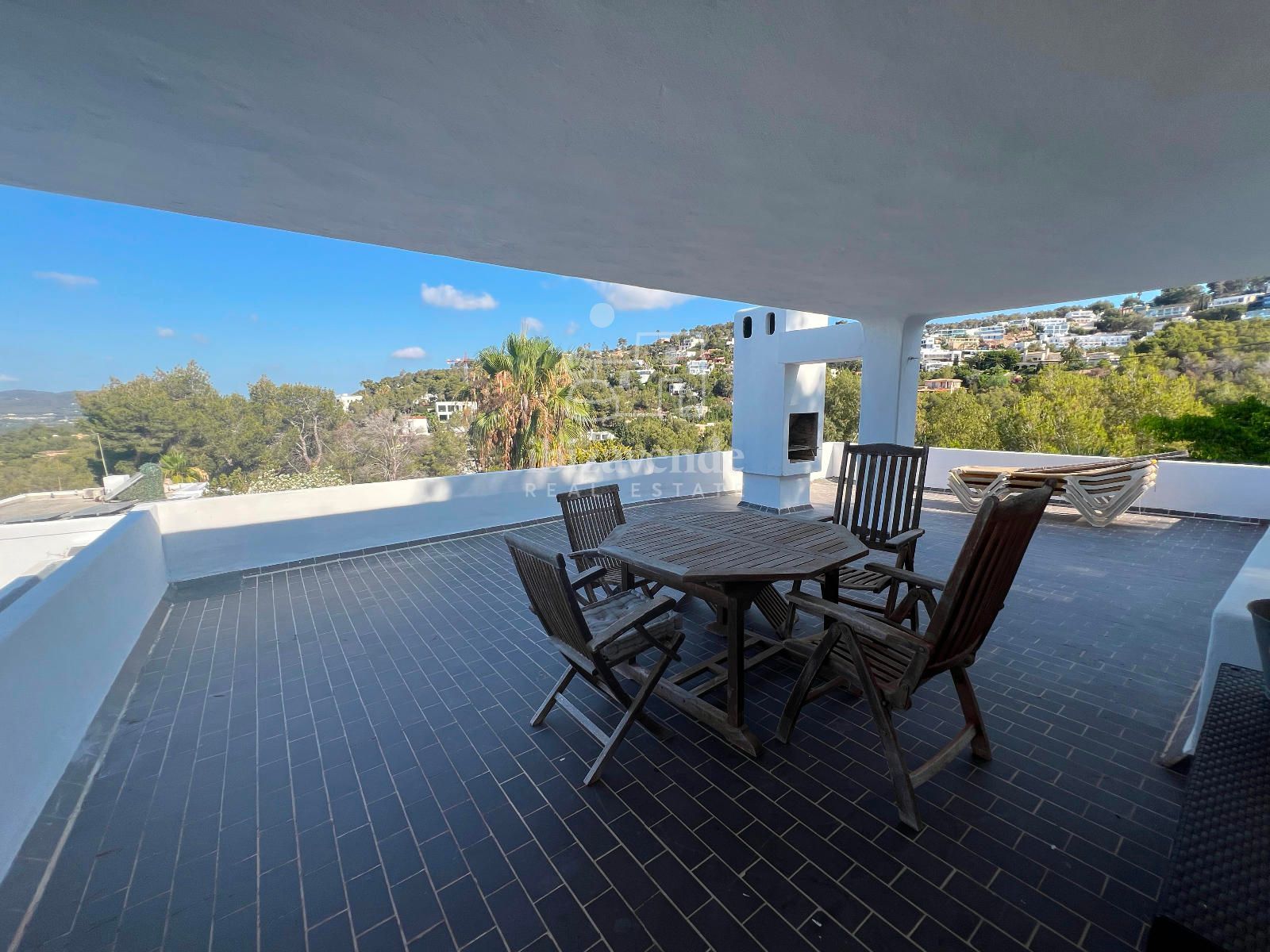 Terraza de Piso en venta en Santa Eulària des Riu con Aire acondicionado, Calefacción y Jardín privado
