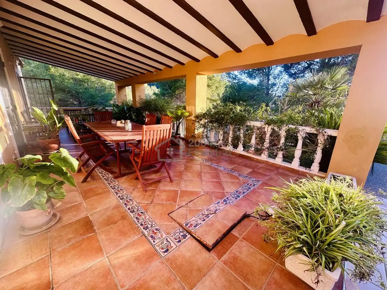 Terraza de Casa o chalet en venta en Finestrat con Aire acondicionado, Jardín privado y Terraza