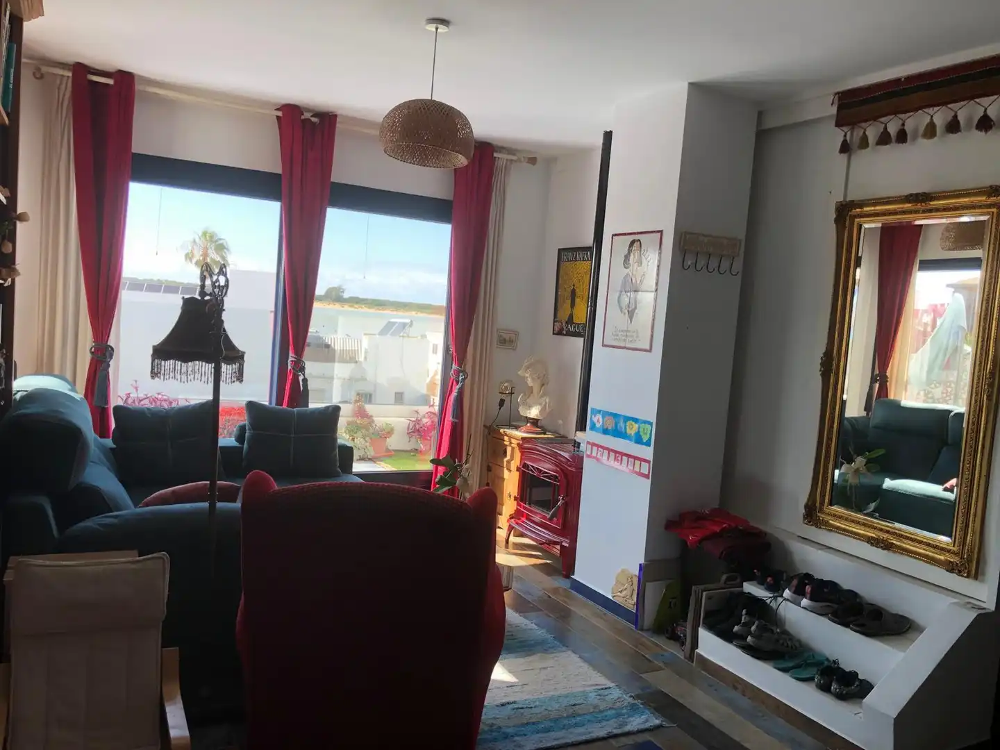 Living room of Houses for rent in Sanlúcar de Barrameda  with Air Conditioner, Heating and Terrace