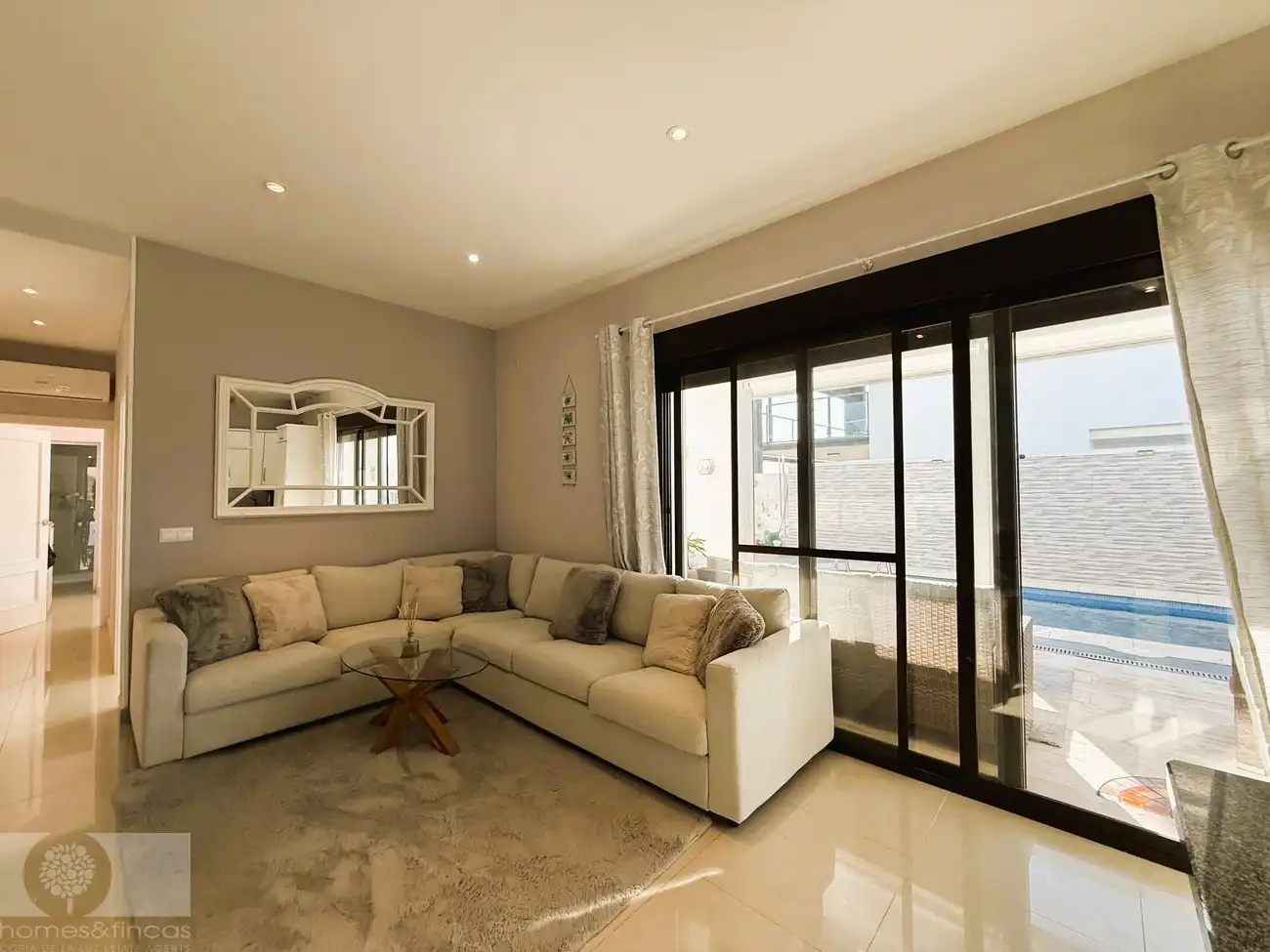 Living room of Houses for sale in Ayamonte  with Private garden, Terrace and Swimming Pool