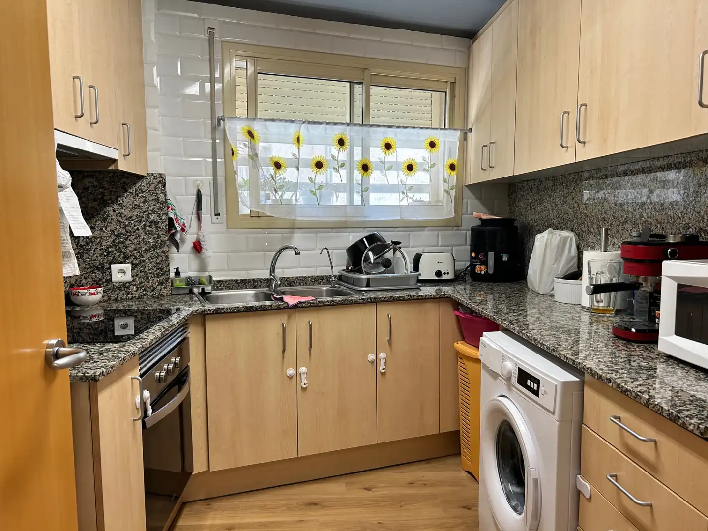 Kitchen of Flat for sale in Rubí  with Heating, Parquet flooring and Storage room