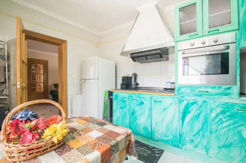 Cuina de Casa o xalet en venda en Tibi amb Aire condicionat, Piscina i Moblat