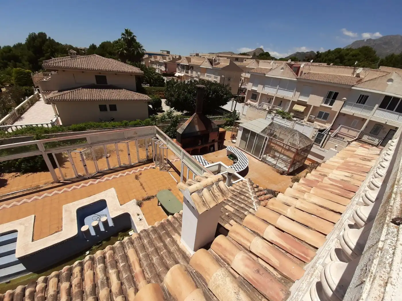 Terrace of Houses for sale in La Nucia  with Private garden, Terrace and Furnished
