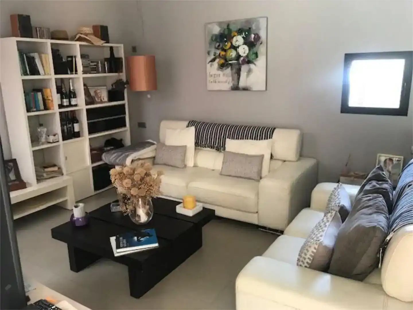 Living room of Flat for sale in Ciutadella de Menorca  with Air Conditioner, Private garden and Swimming Pool