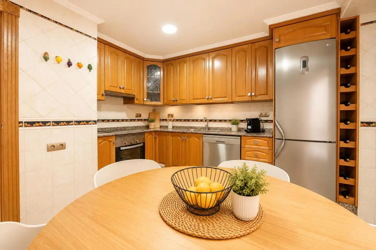 Cocina de Apartamento en venta en Santa Pola con Aire acondicionado, Terraza y Amueblado