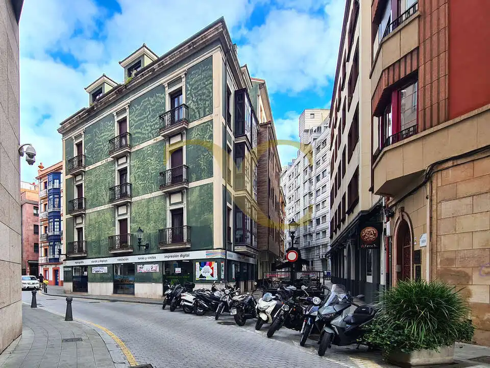 Exterior view of Flat for sale in Gijón   with Heating