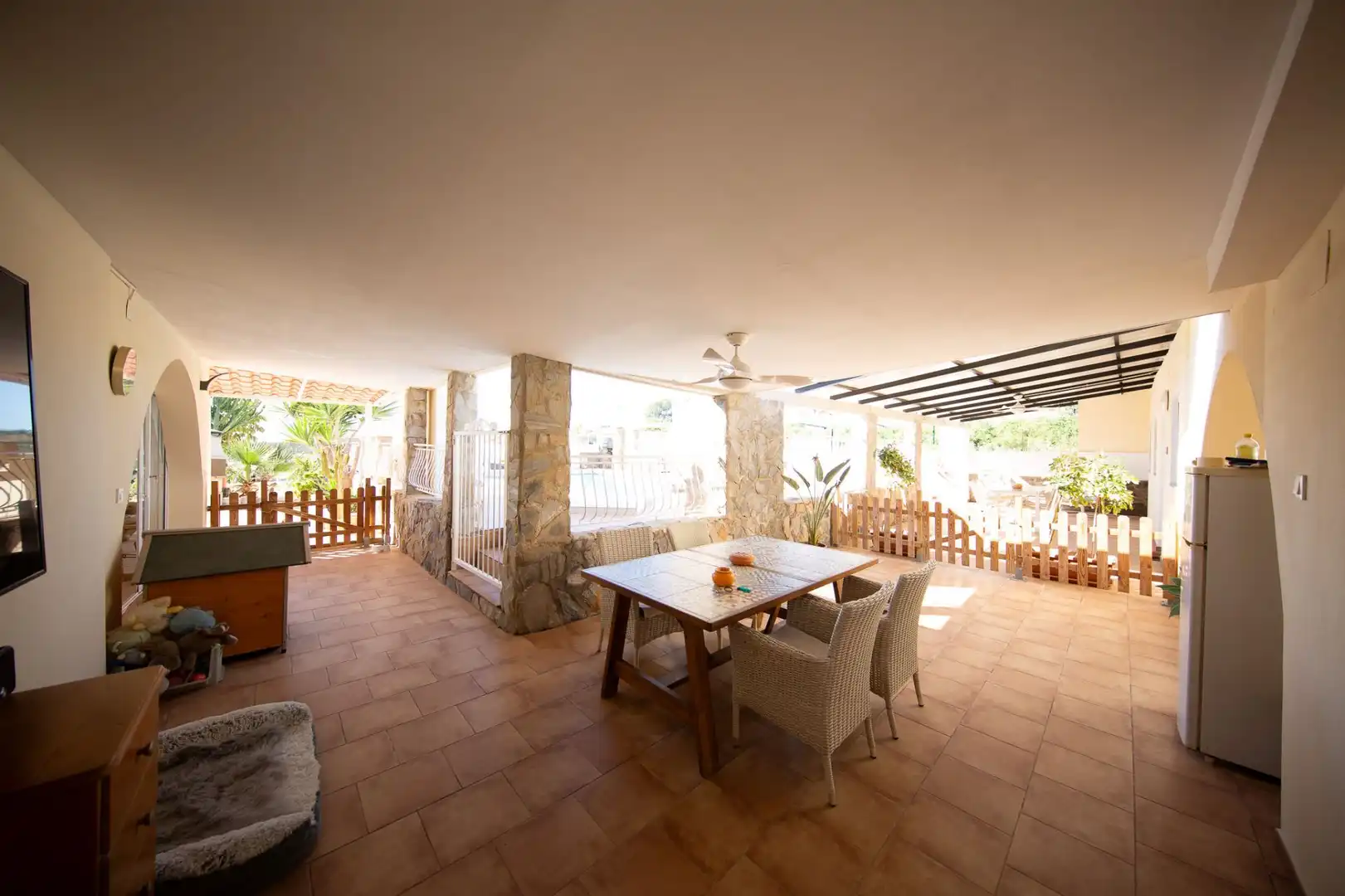 Terrassa de Casa o xalet en venda en Mutxamel amb Aire condicionat, Calefacció i Jardí privat