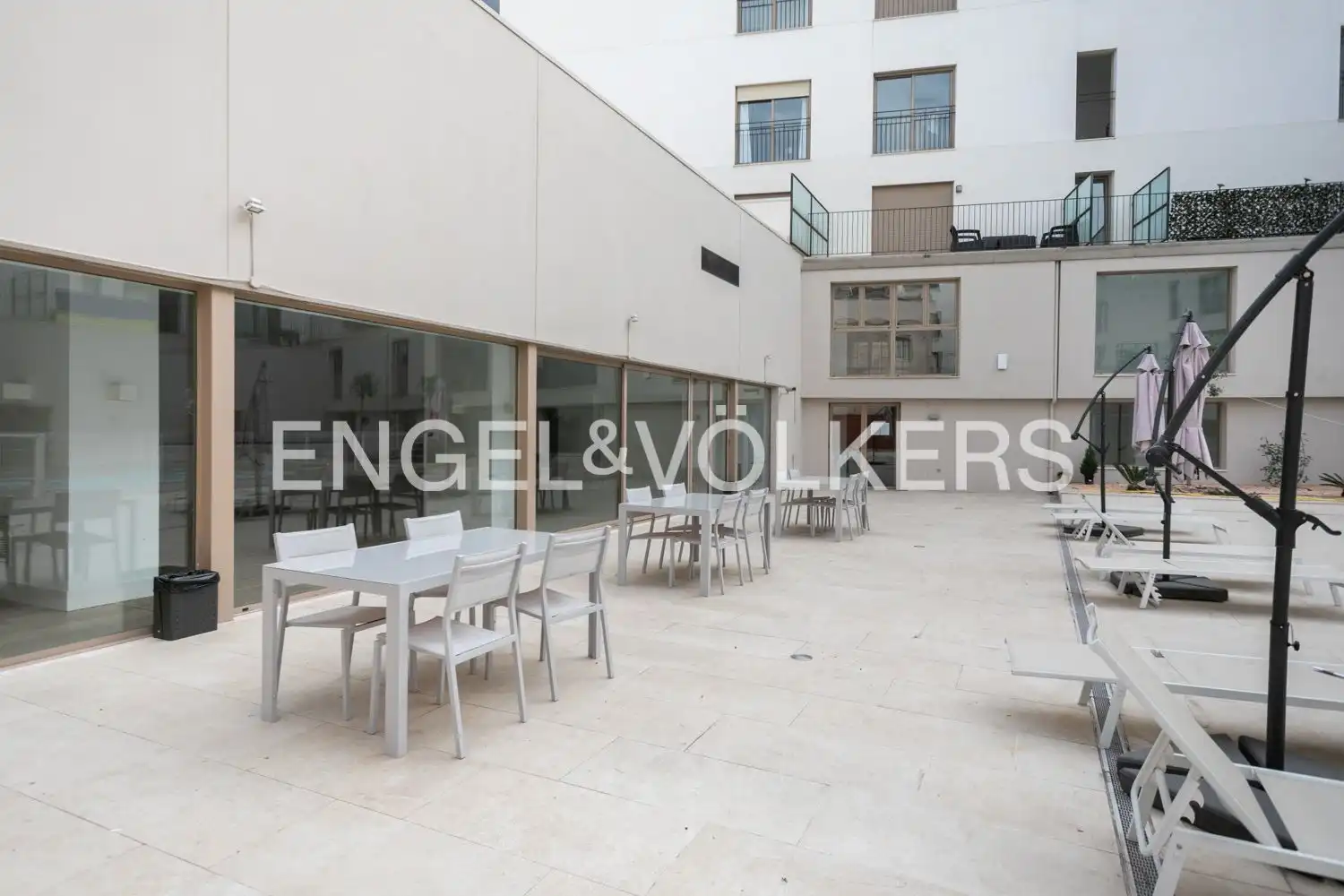 Terraza de Piso de alquiler en Valencia con Aire acondicionado, Calefacción y Jardín privado