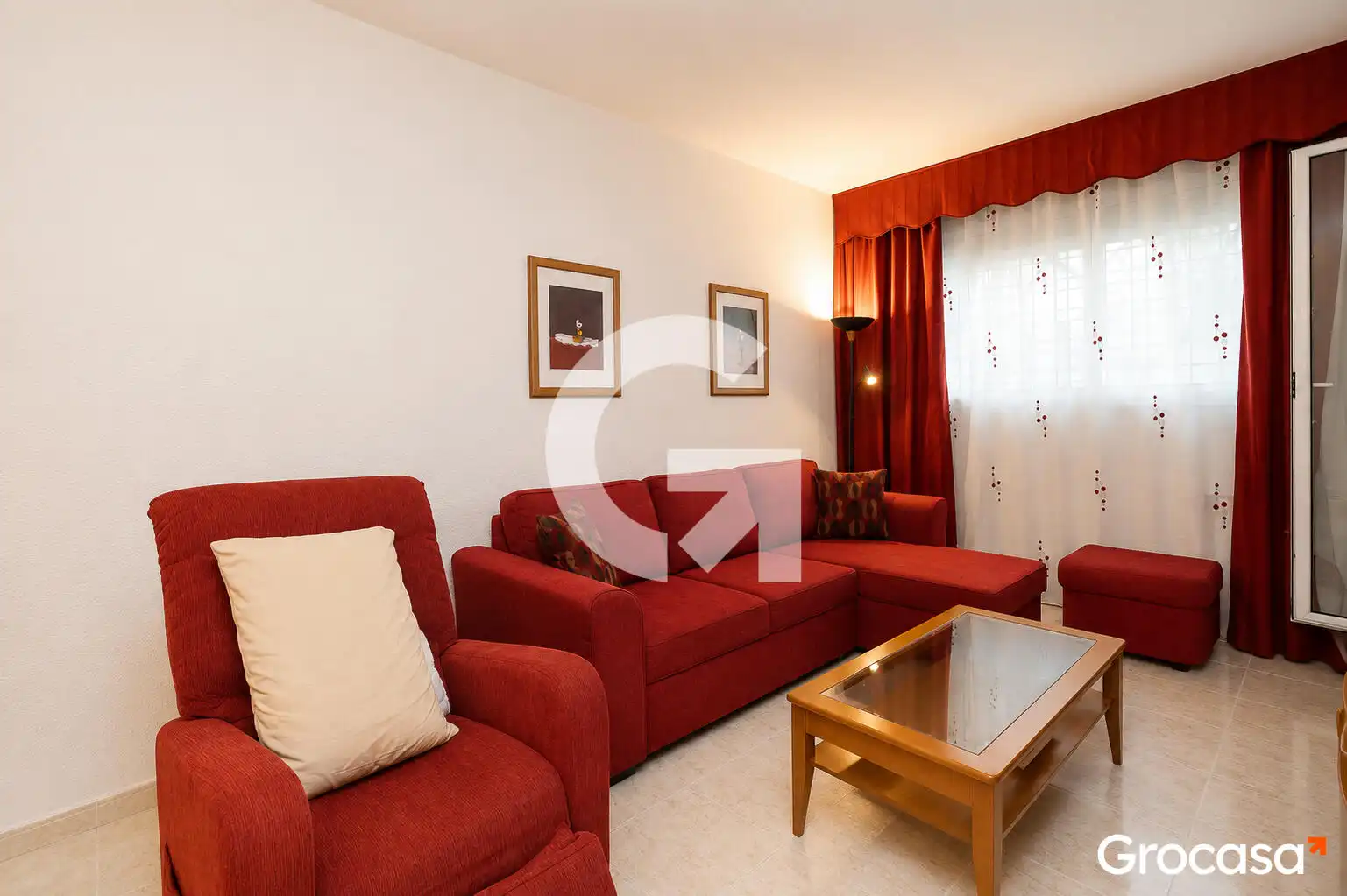 Sala de estar de Piso en venta en Sant Vicenç Dels Horts con Calefacción, Amueblado y Horno