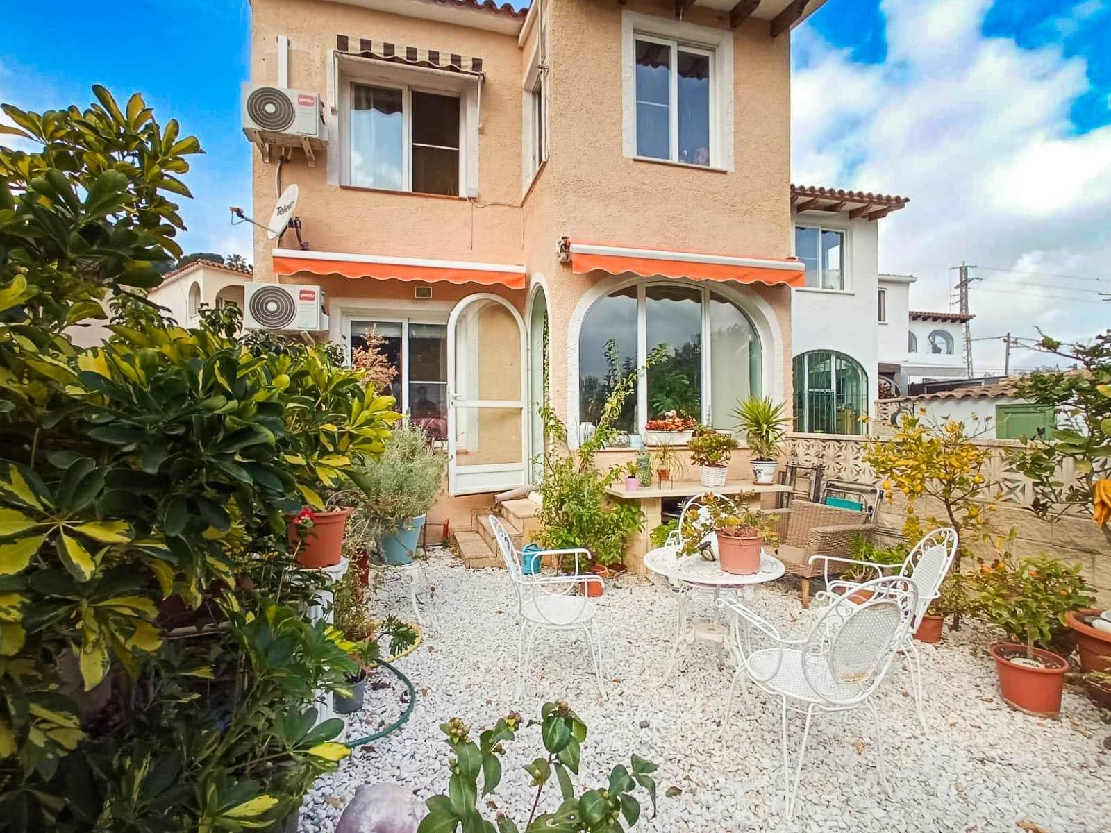 Terrassa de Casa adosada en venda en La Nucia amb Aire condicionat, Jardí privat i Terrassa