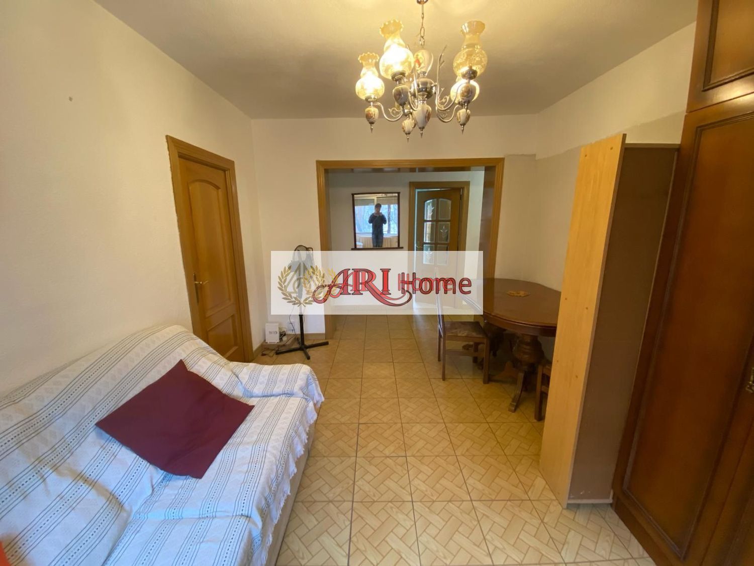 Bedroom of Flat for sale in  Madrid Capital  with Heating, Terrace and Furnished