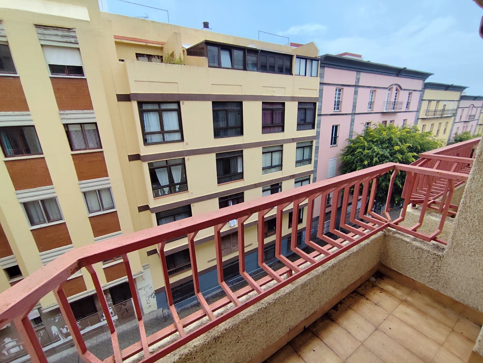 Terraza de Piso de alquiler en San Cristóbal de la Laguna con Amueblado, Horno y Lavadora