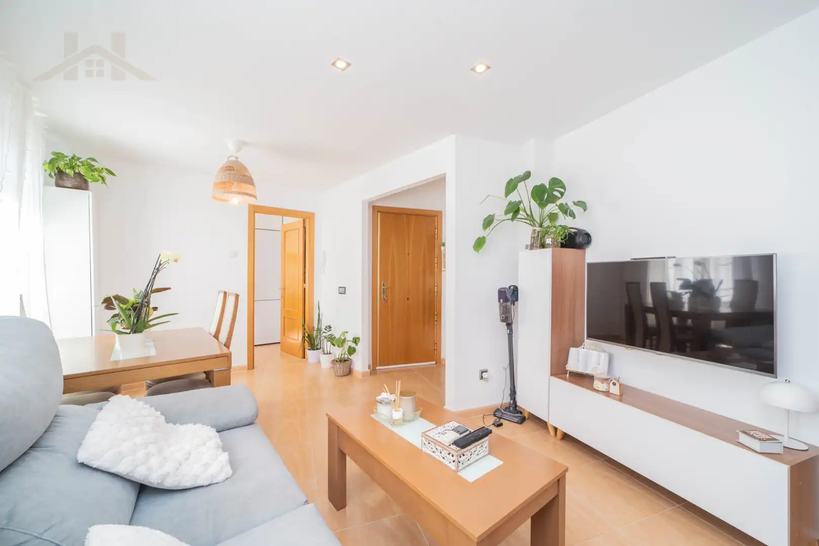 Sala de estar de Piso en venta en El Álamo con Aire acondicionado, Calefacción y Horno