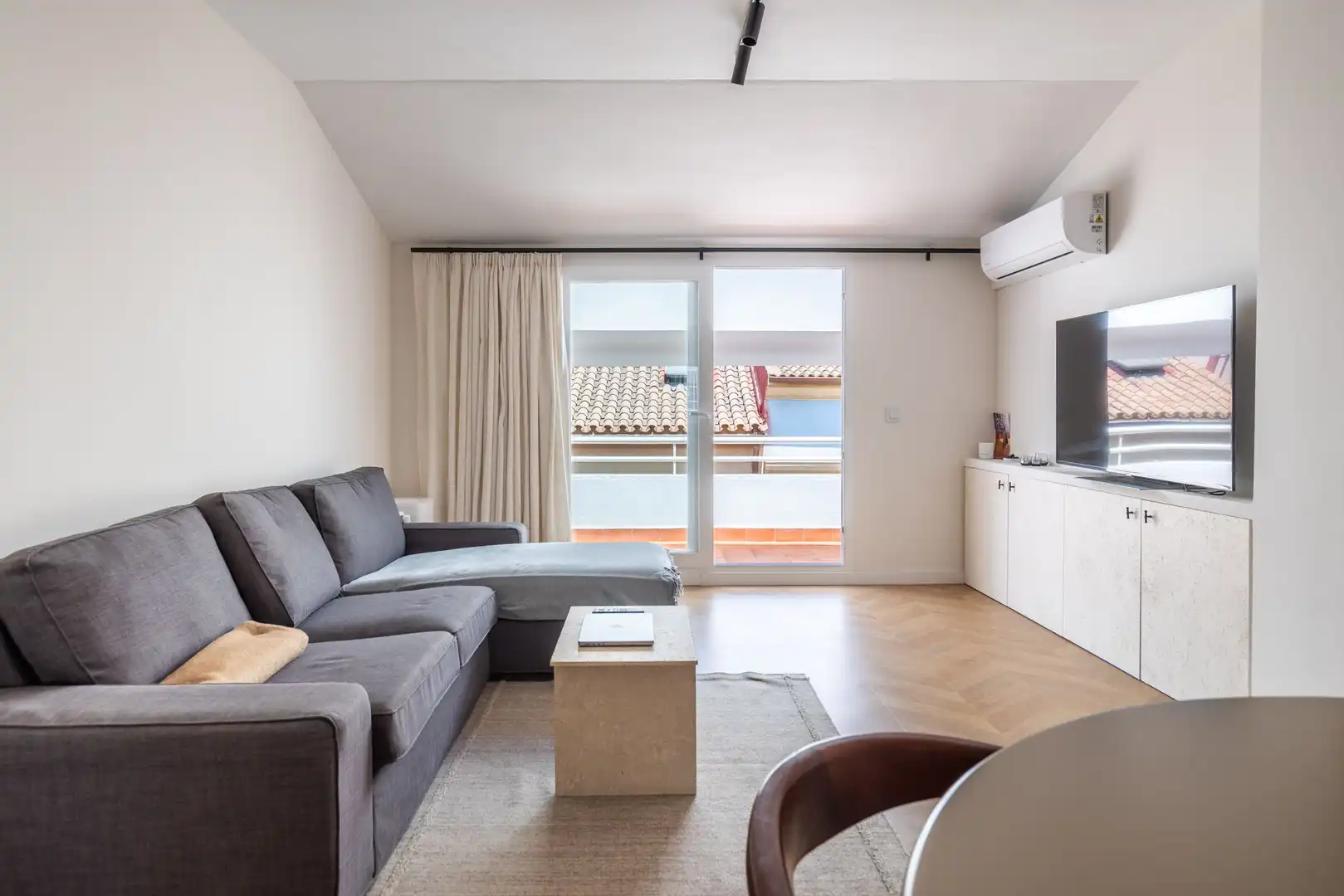 Living room of Attic for rent in Málaga  with Terrace and Furnished
